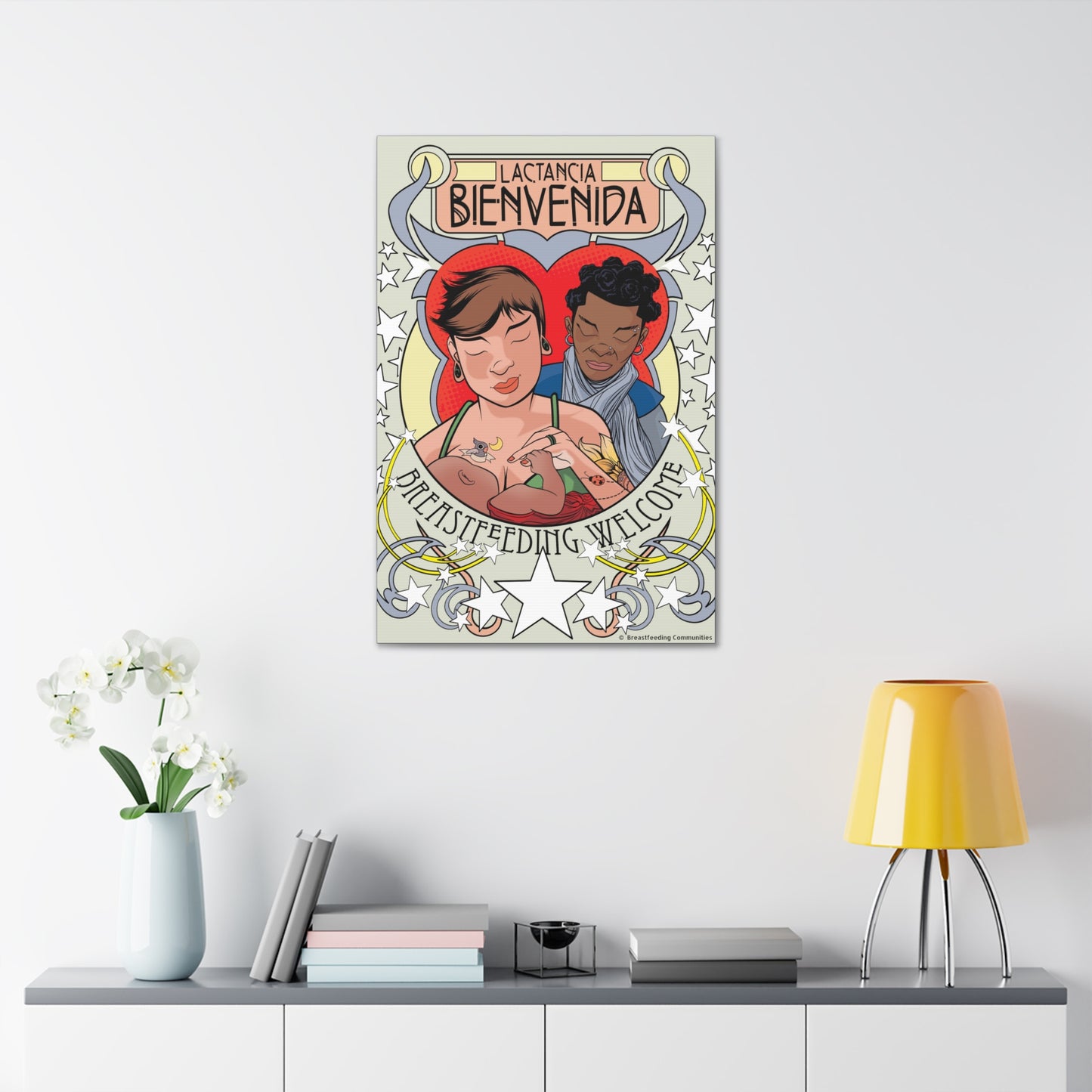 Welcome 2 on Stretched Canvas