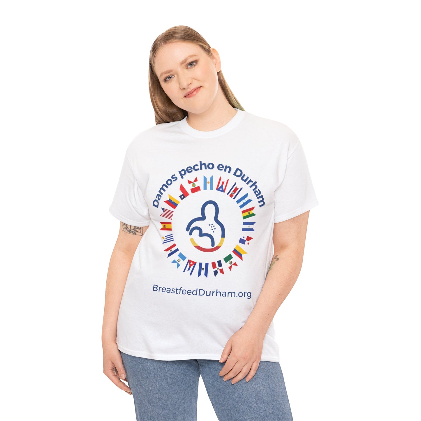 Damos pecho en Durham - T-shirt