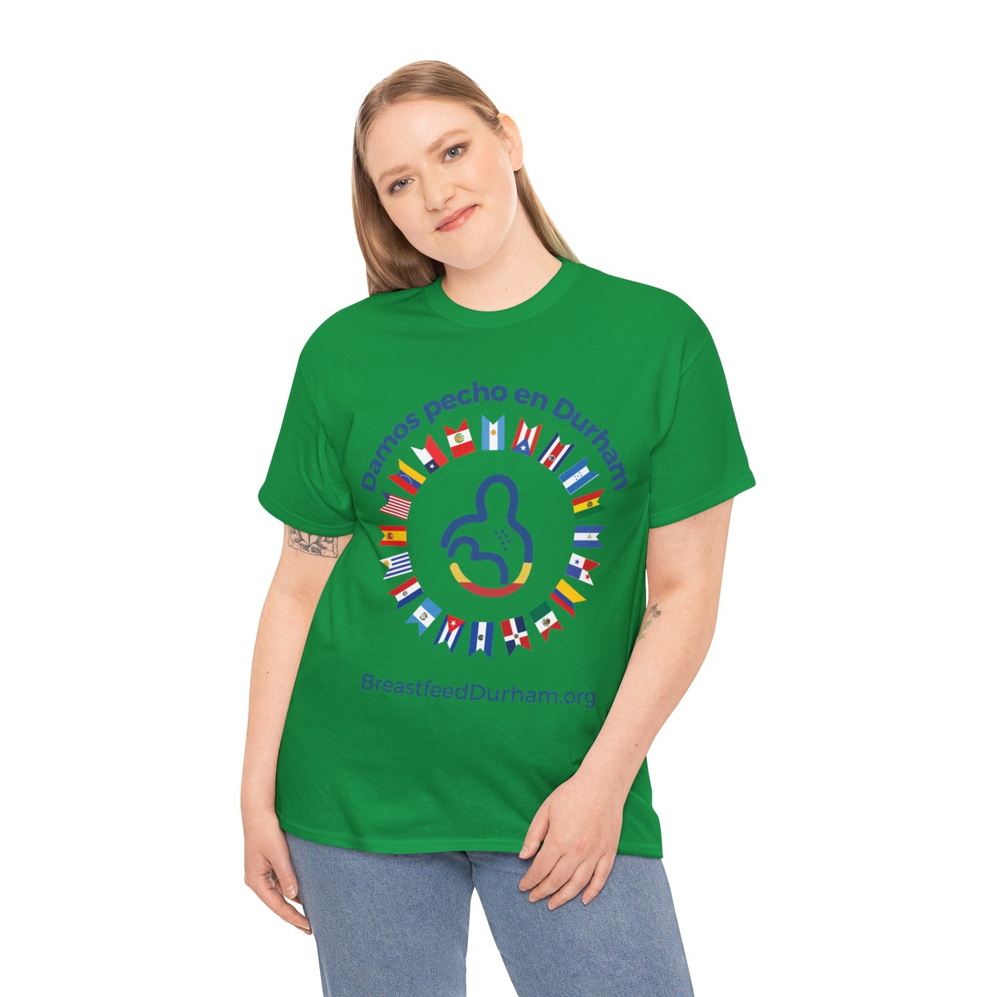 Damos pecho en Durham - T-shirt