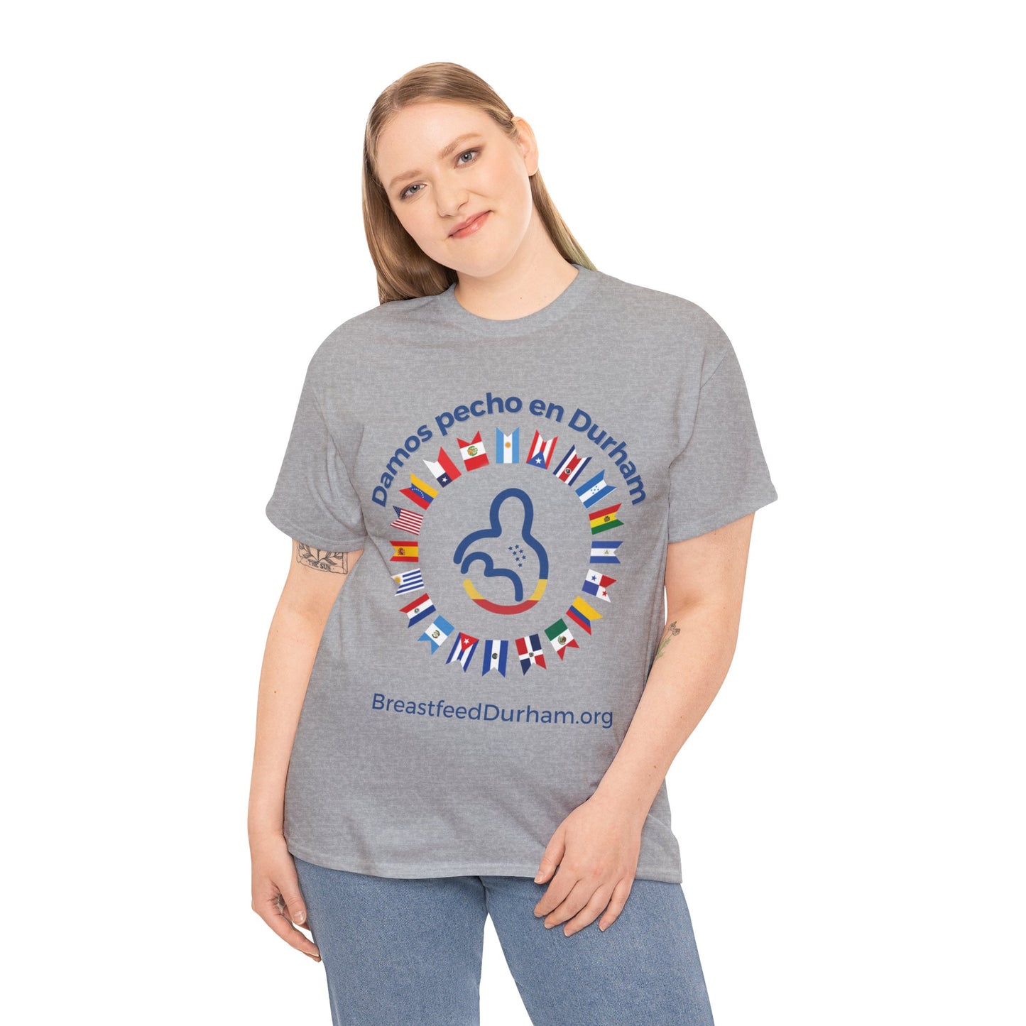 Damos pecho en Durham - T-shirt