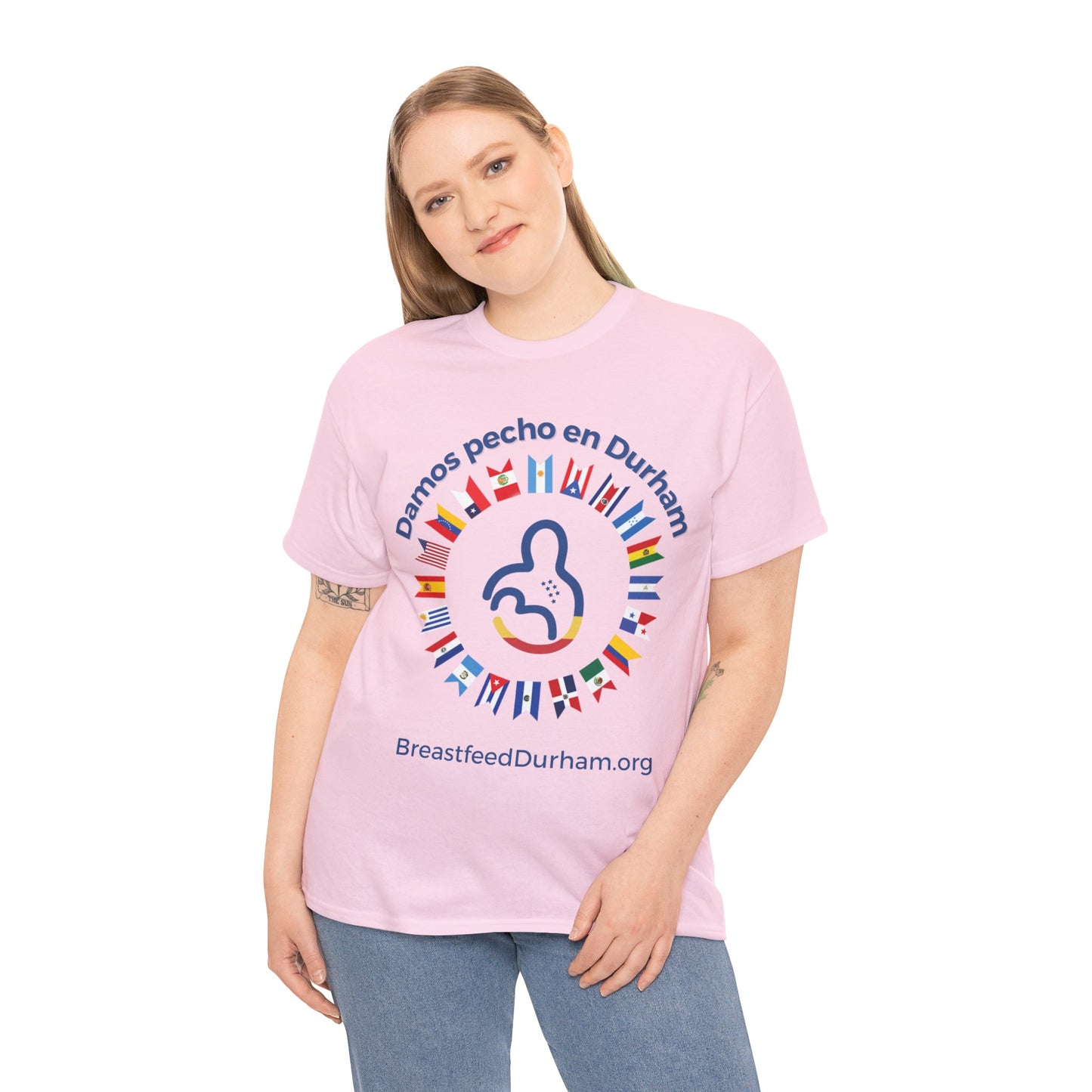 Damos pecho en Durham - T-shirt