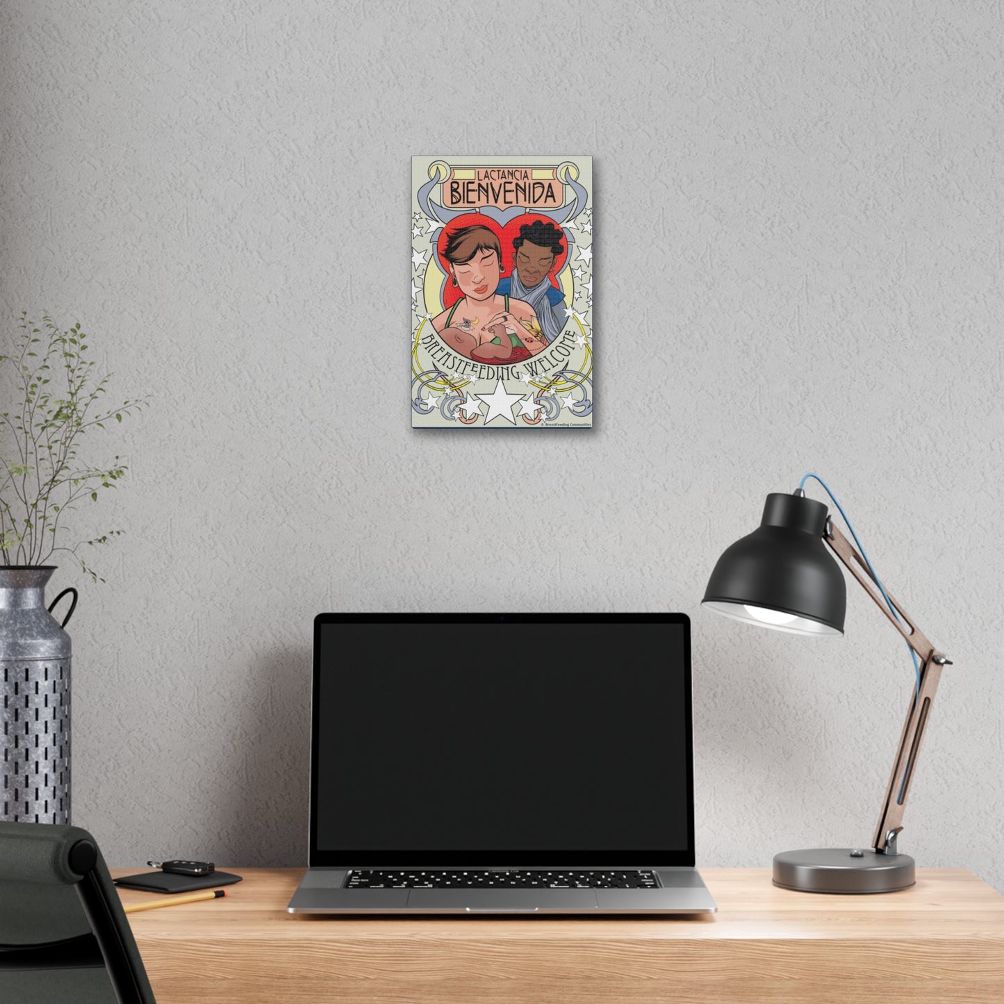 Welcome 2 on Stretched Canvas