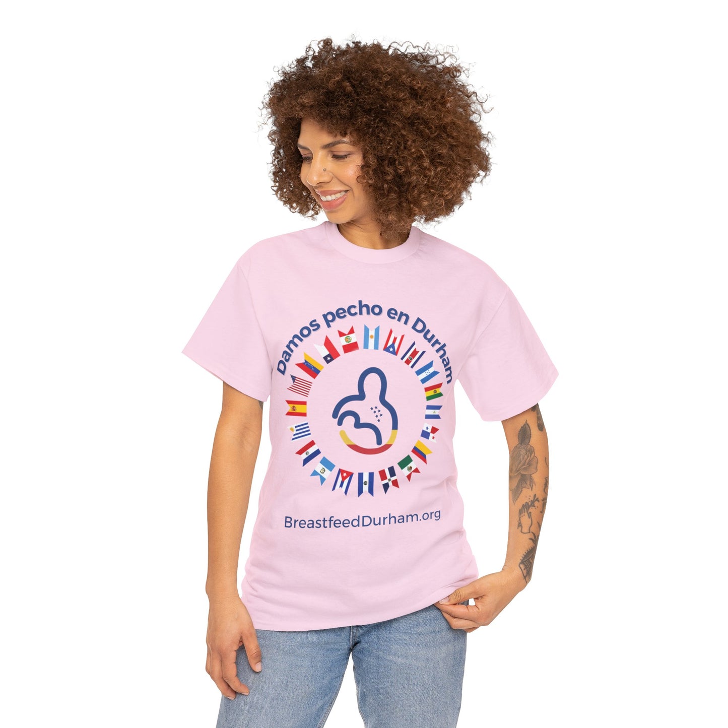 Damos pecho en Durham - T-shirt