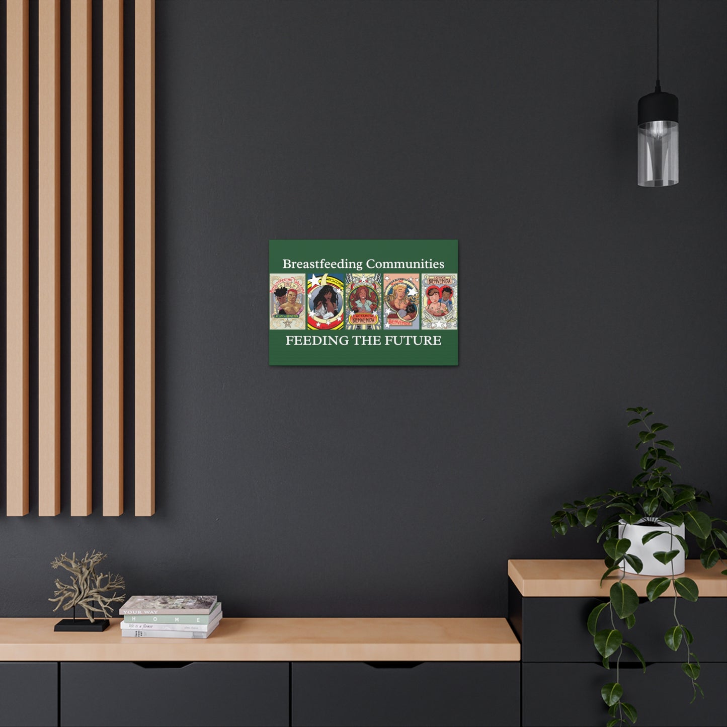 Welcome Pattern 7 and Breastfeeding Communities - Horizontal Gallery Canvas