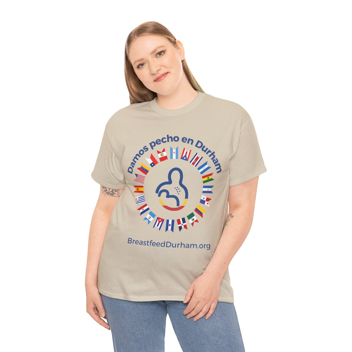 Damos pecho en Durham - T-shirt