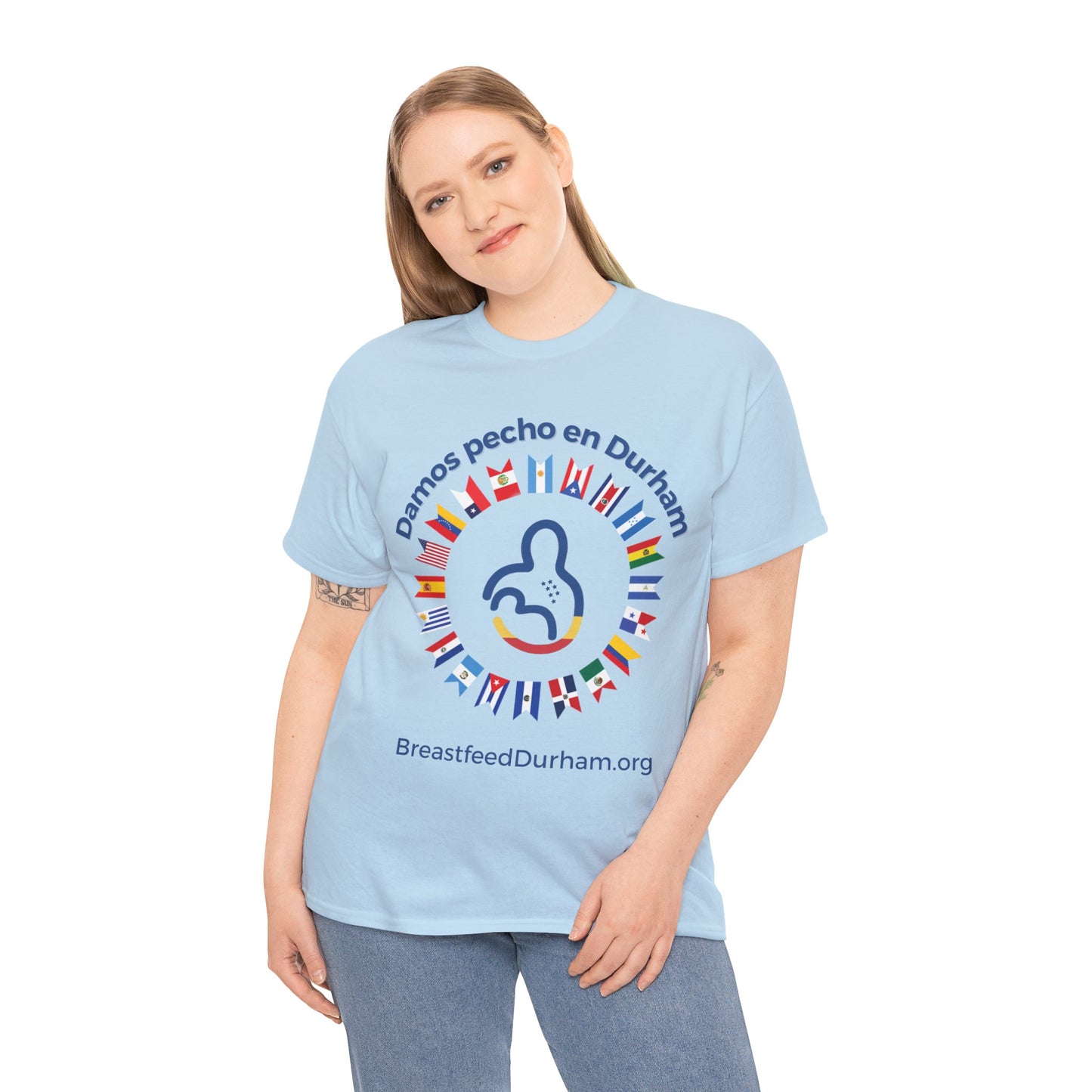 Damos pecho en Durham - T-shirt