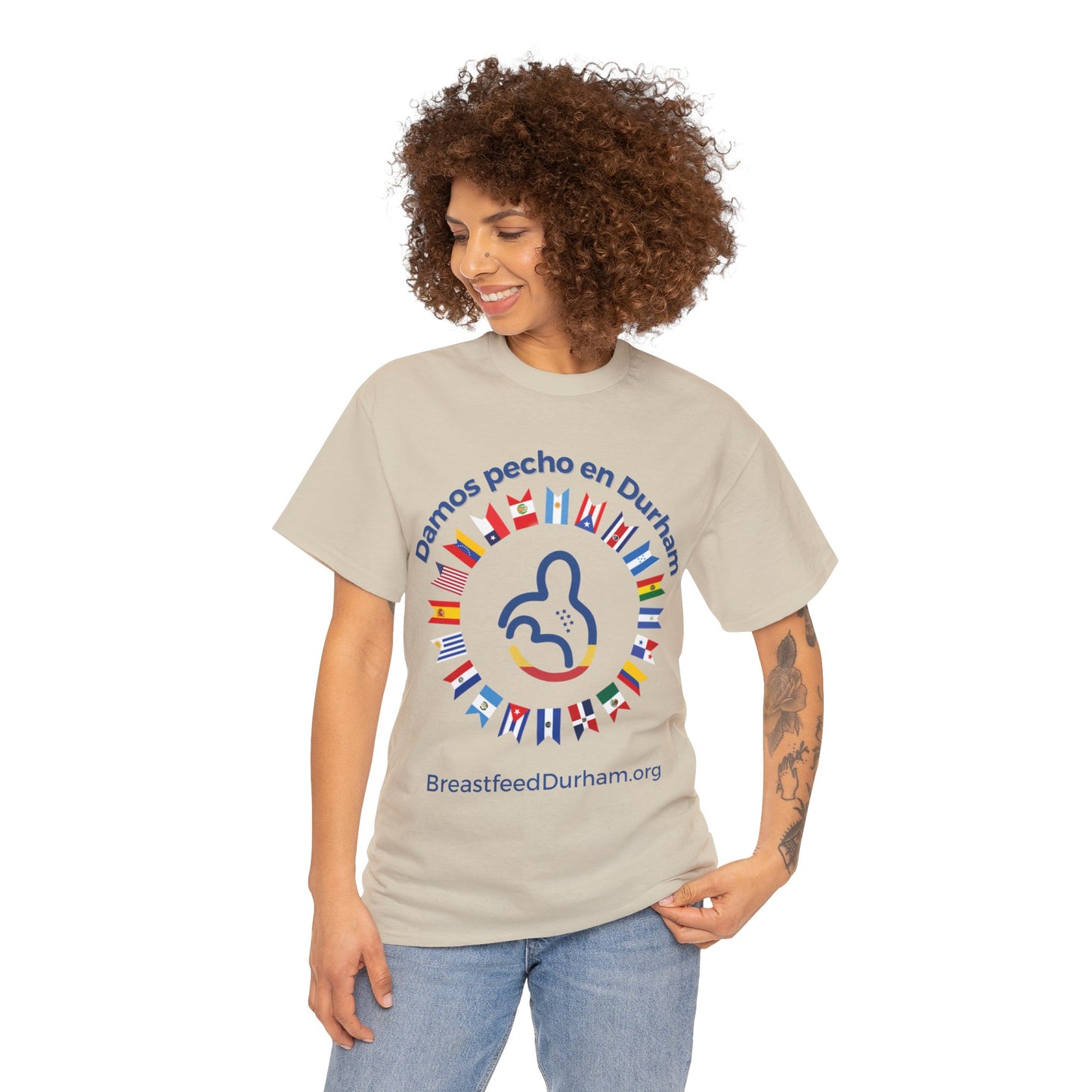 Damos pecho en Durham - T-shirt