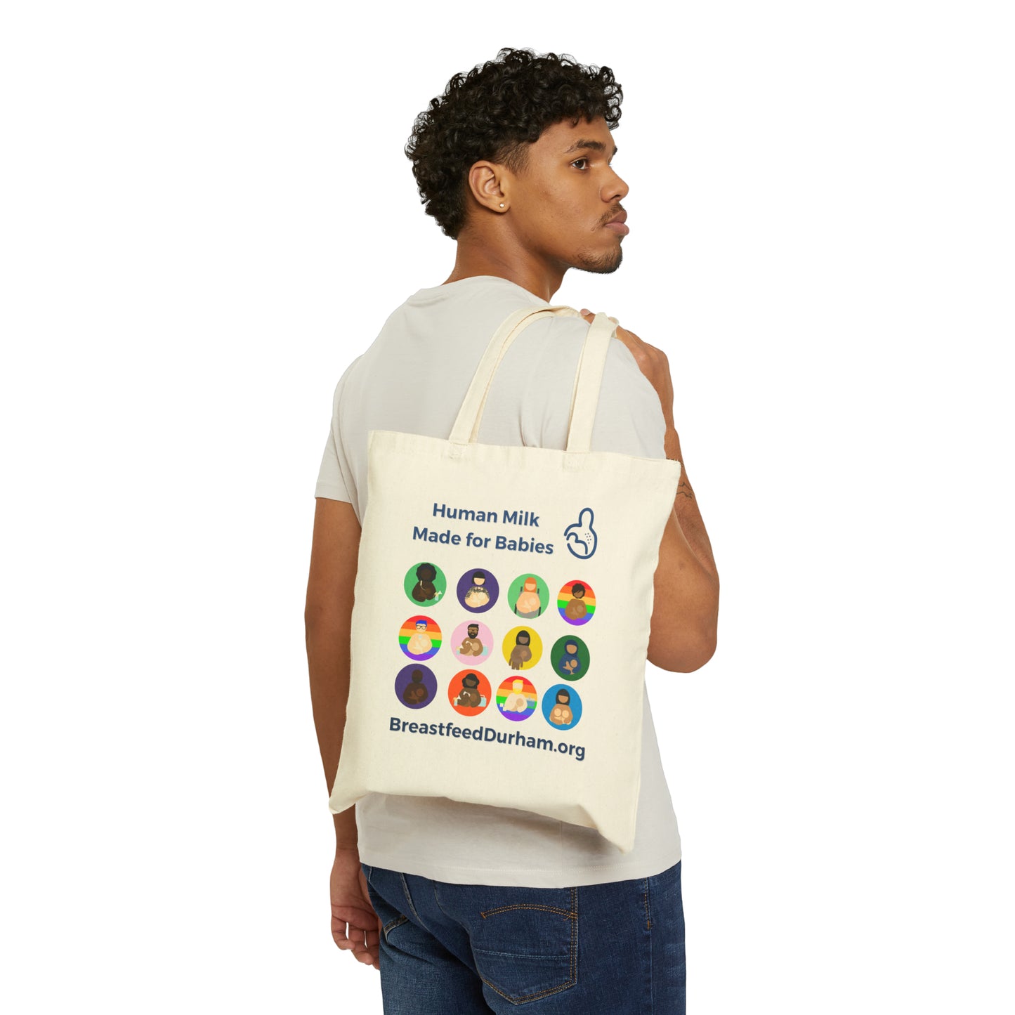 Human Milk - Cotton Canvas Tote Bag