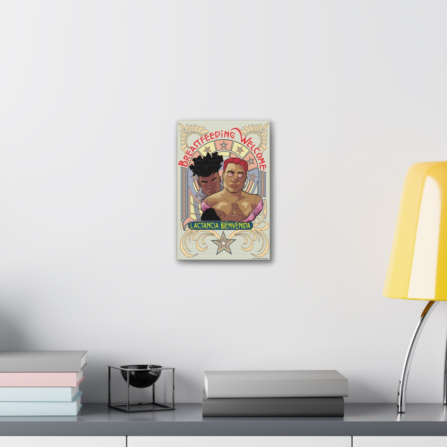 Welcome 1 on Stretched Canvas