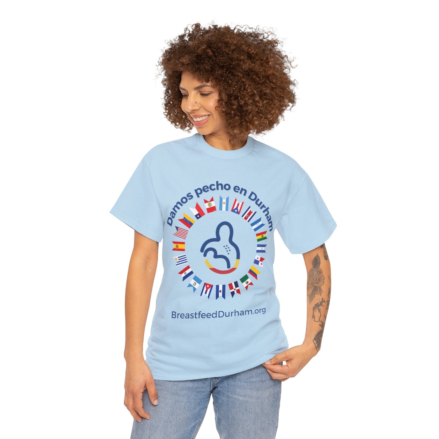Damos pecho en Durham - T-shirt