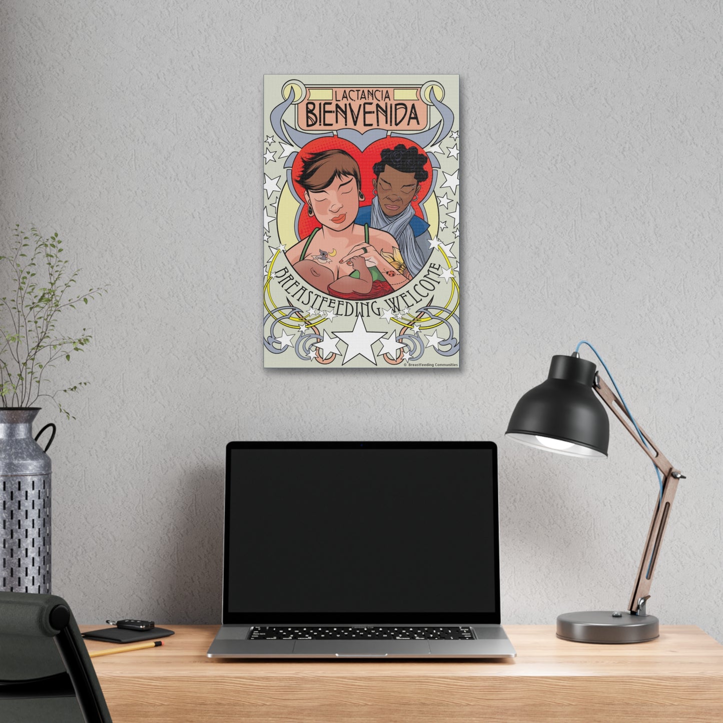 Welcome 2 on Stretched Canvas