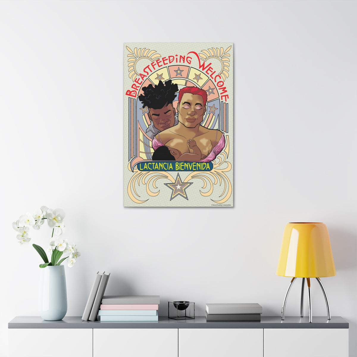 Breastfeeding Welcome Canvas, Design 1