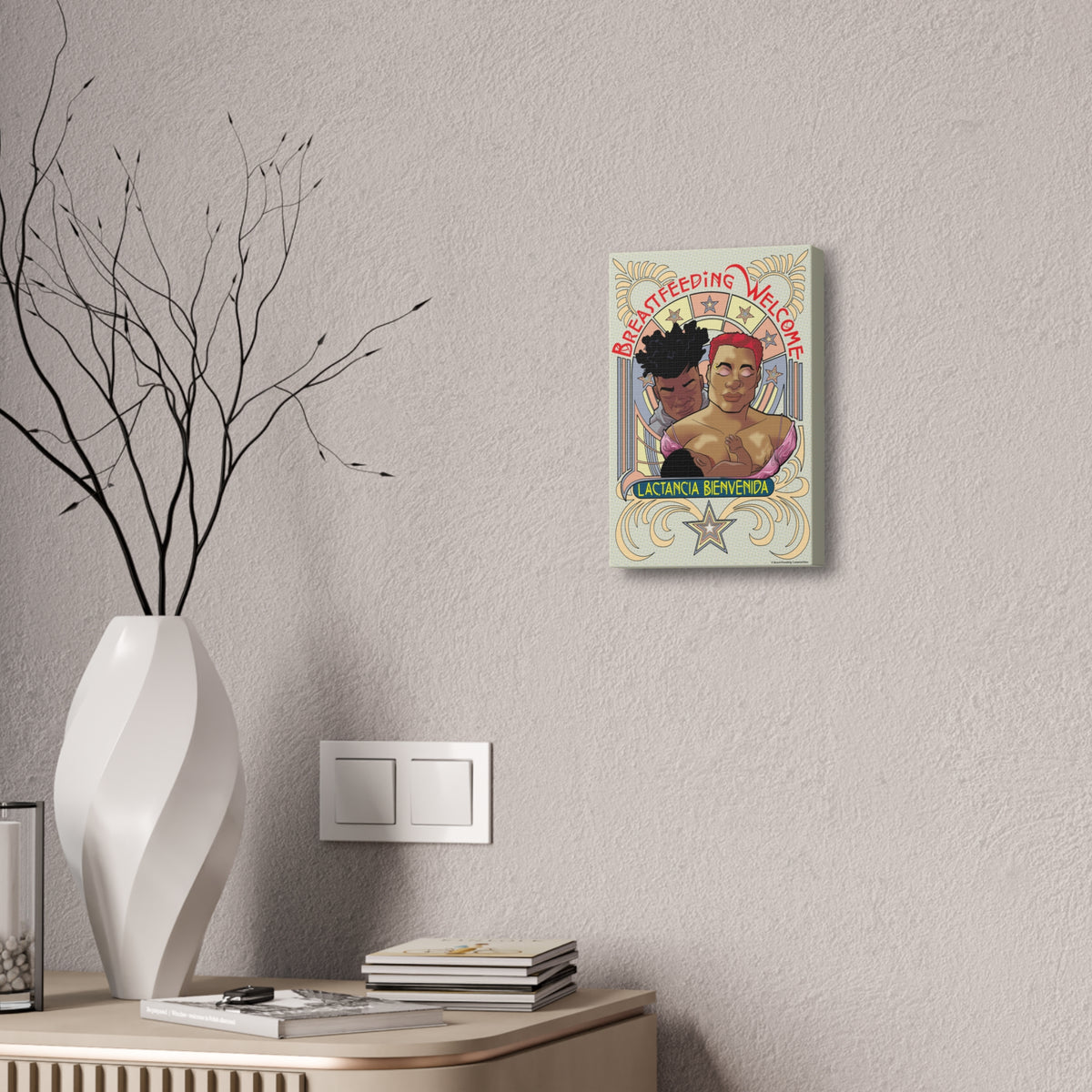 Breastfeeding Welcome Canvas, Design 1