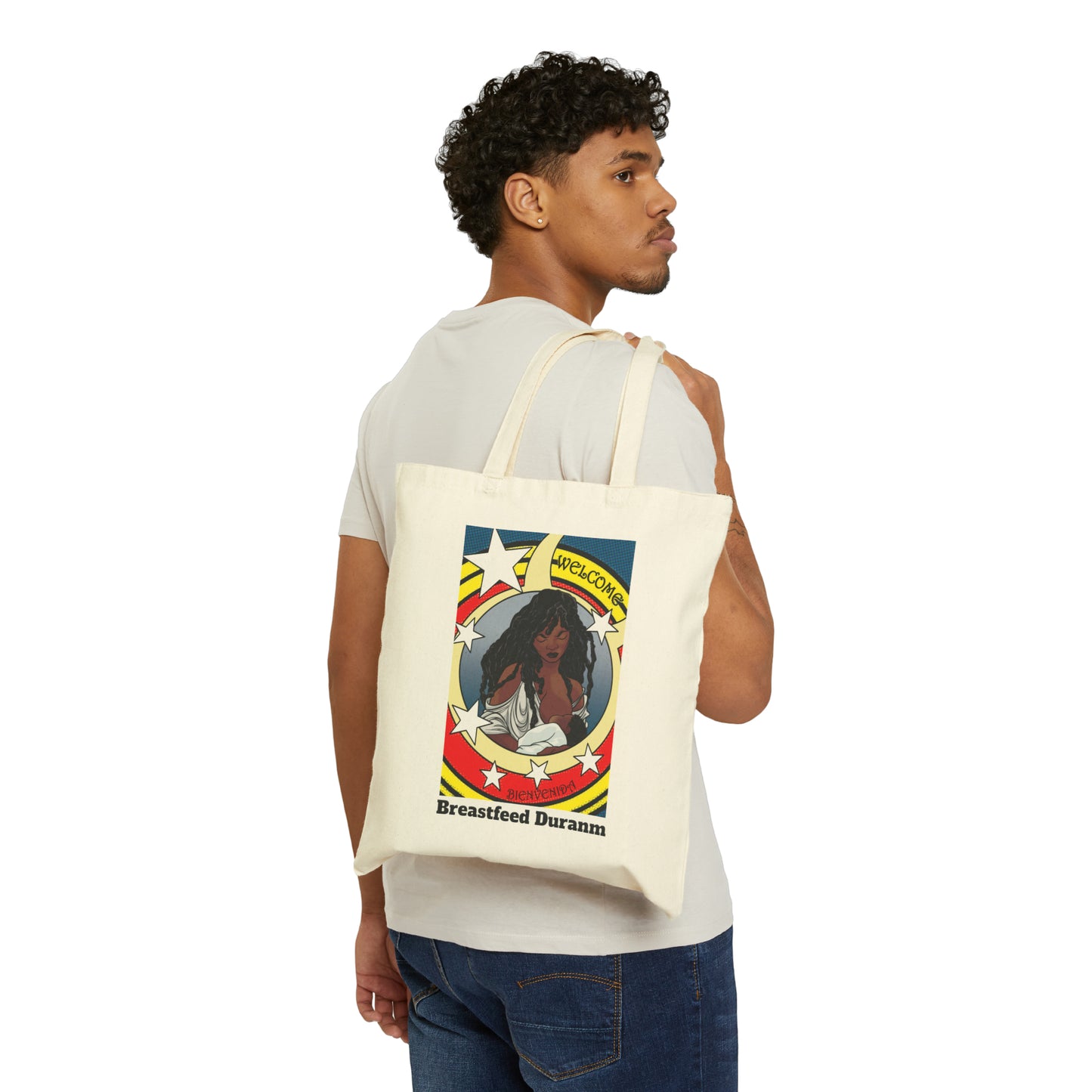 Welcome 3 - Cotton Canvas Tote Bag