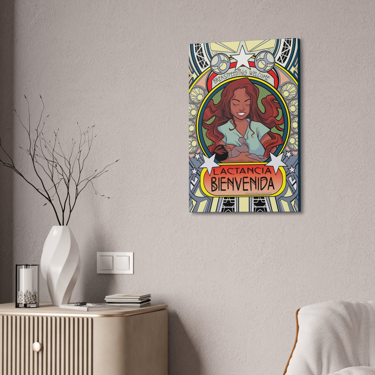 Breastfeeding Welcome Canvas, Design 6