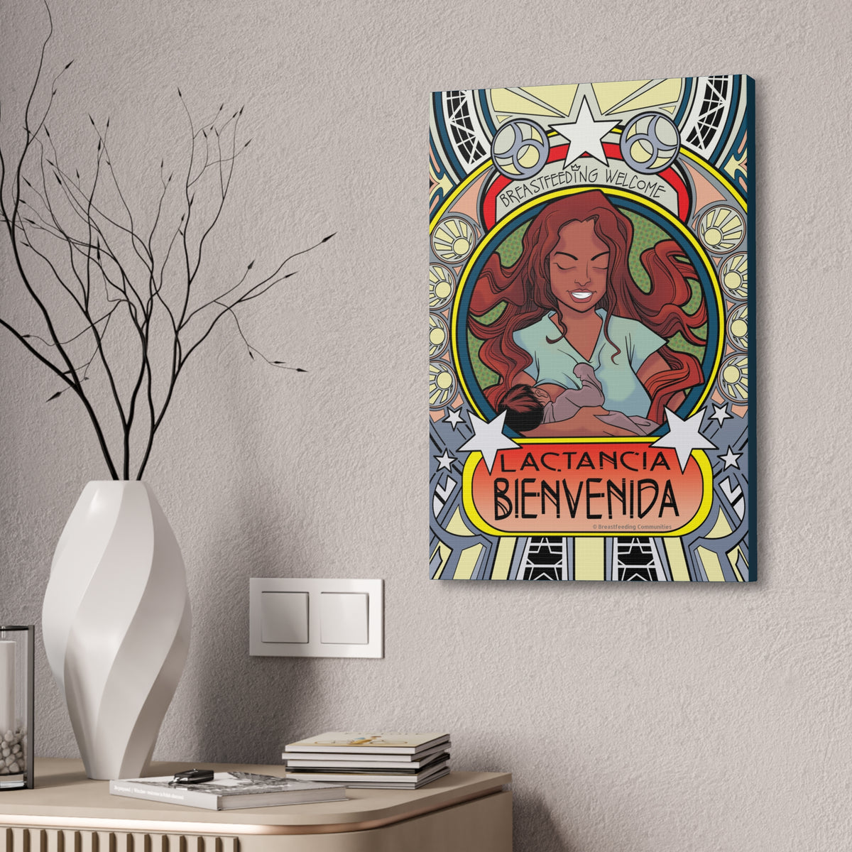 Breastfeeding Welcome Canvas, Design 6