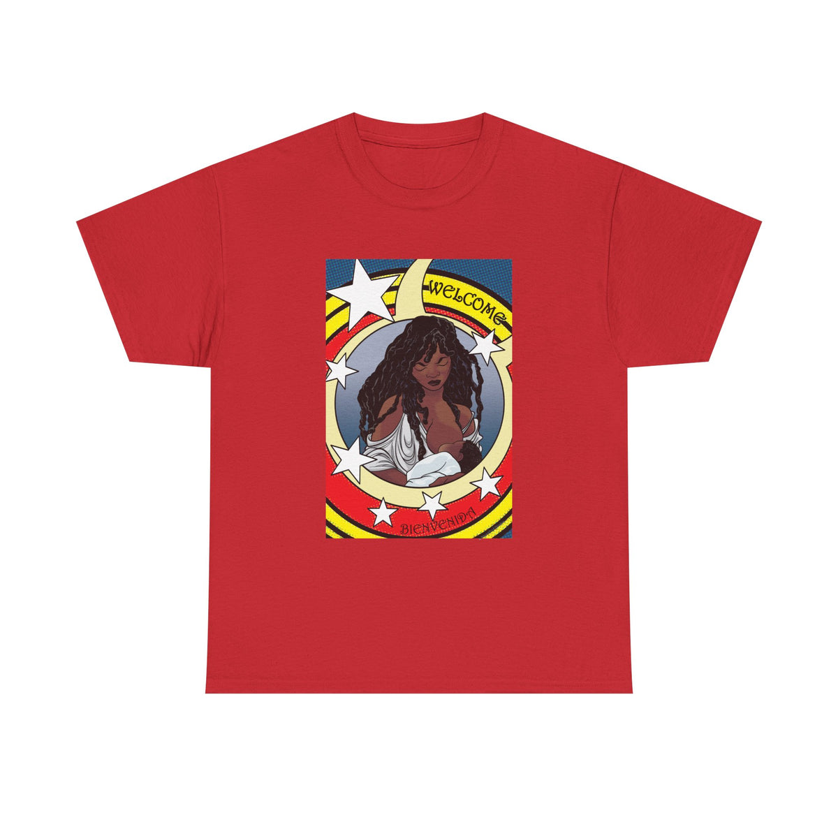 Breastfeeding Welcome Tee, Guardian (Breastfeed Durham on back)