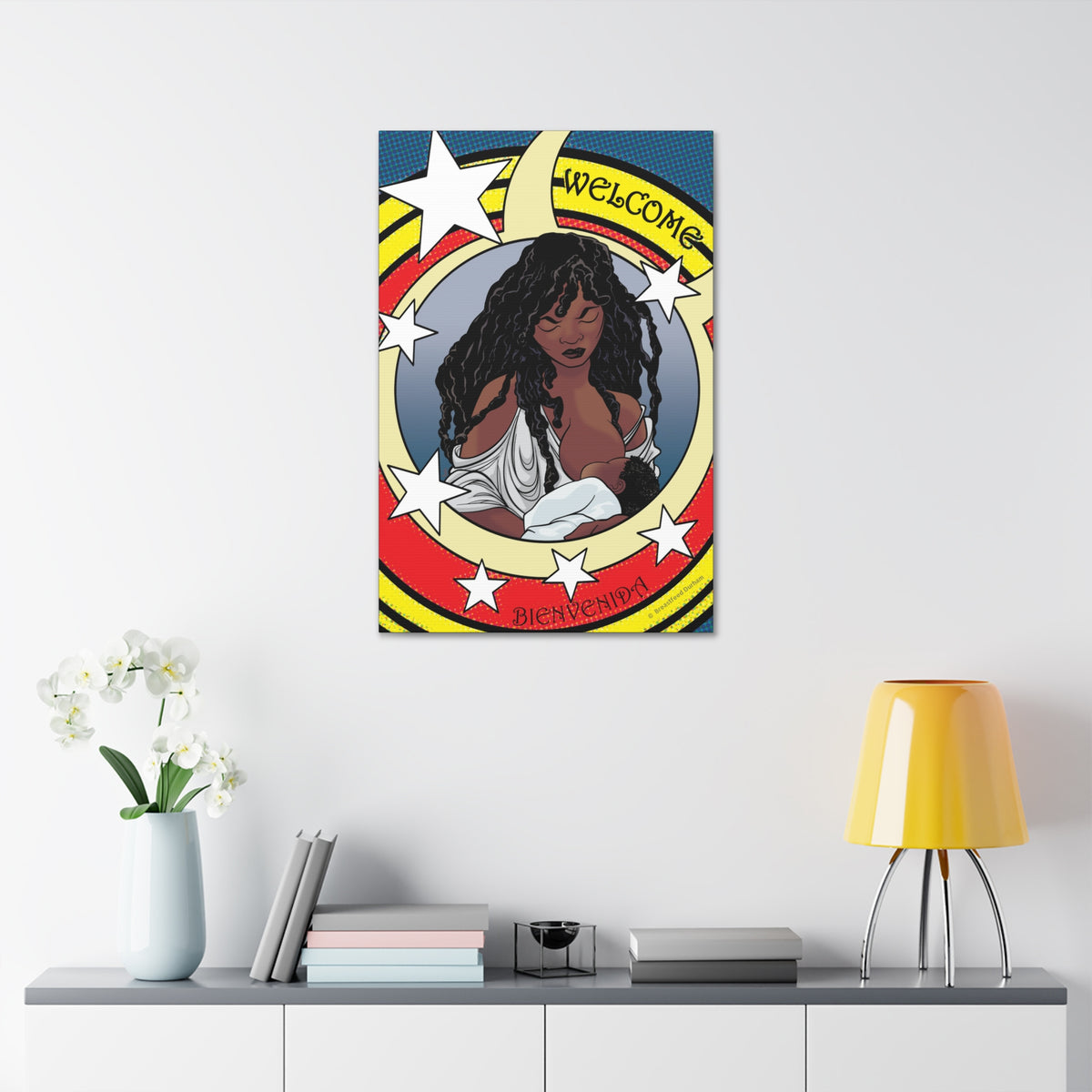 Breastfeeding Welcome Canvas, Design 3: Guardian