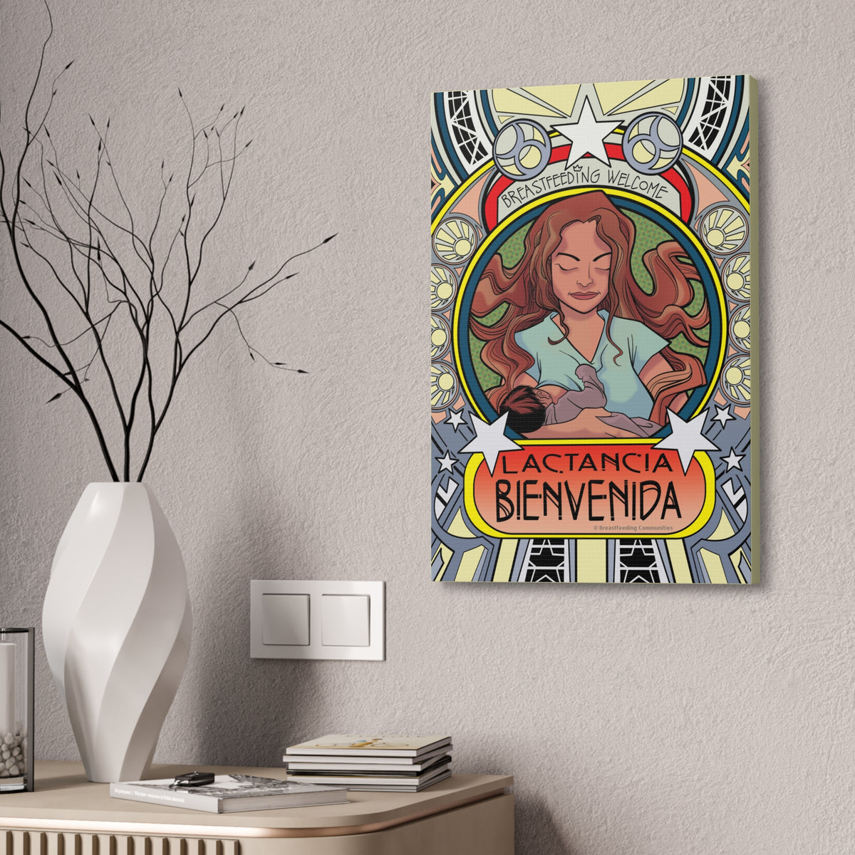 Breastfeeding Welcome Canvas, Design 5
