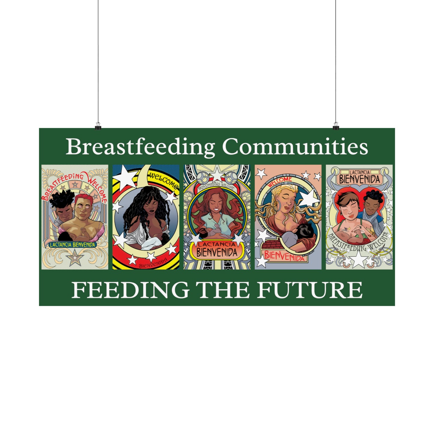 Welcome Pattern 7 and Breastfeeding Communities - Horizontal Posters