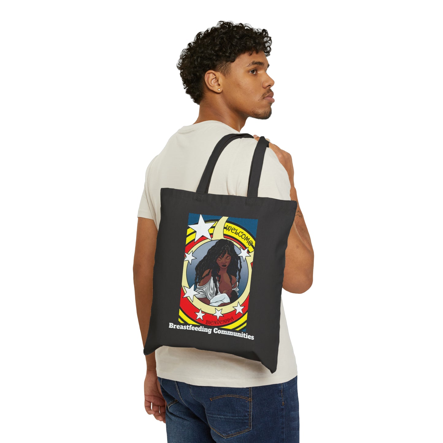 Welcome 3 - Cotton Canvas Tote Bag