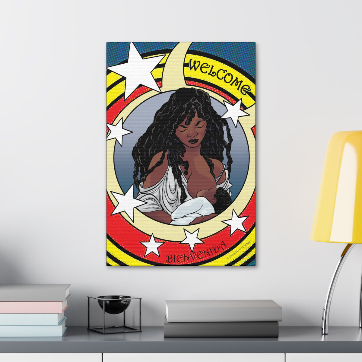 Breastfeeding Welcome Canvas, Design 3: Guardian