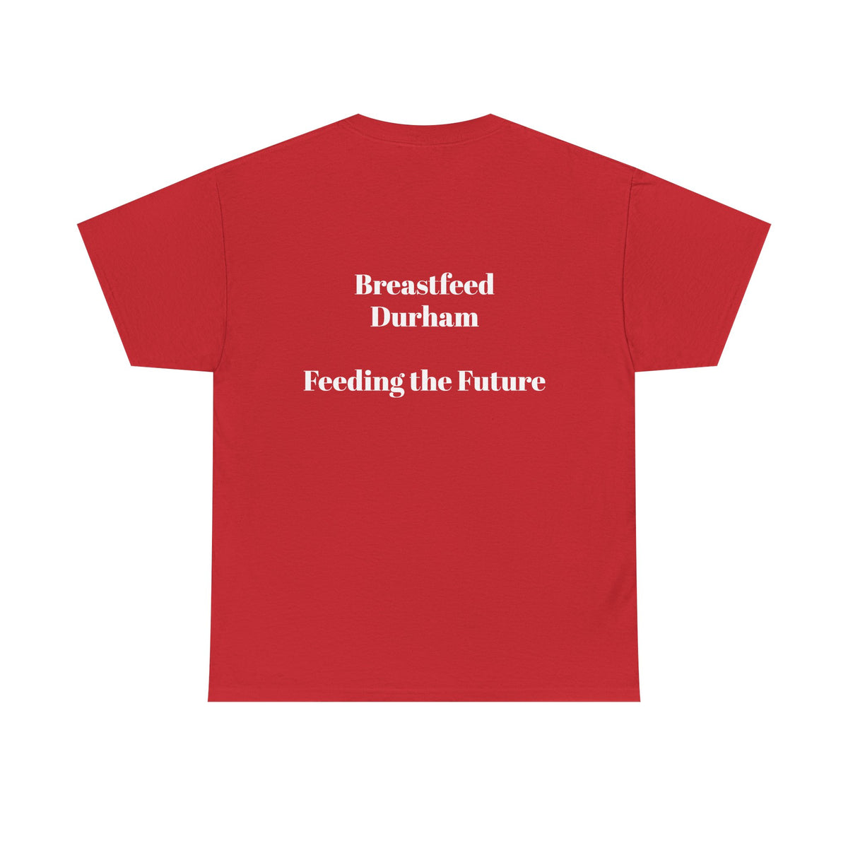 Breastfeeding Welcome Tee, Guardian (Breastfeed Durham on back)
