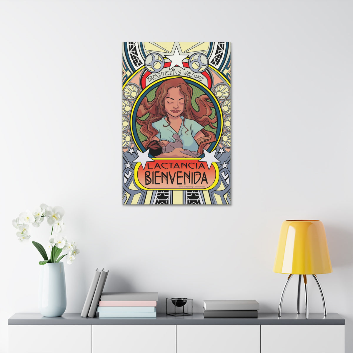 Breastfeeding Welcome Canvas, Design 5