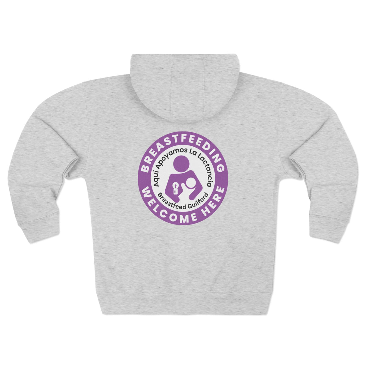 Breastfeed Guilford Unisex Zip Hoodie