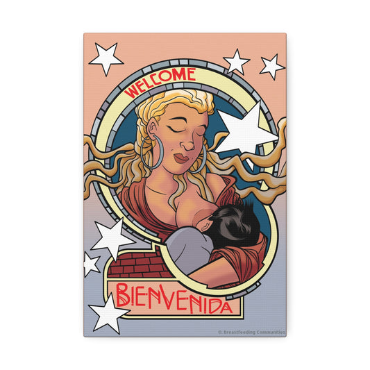 Breastfeeding Welcome Canvas, Design 4: Embrace of Heritage