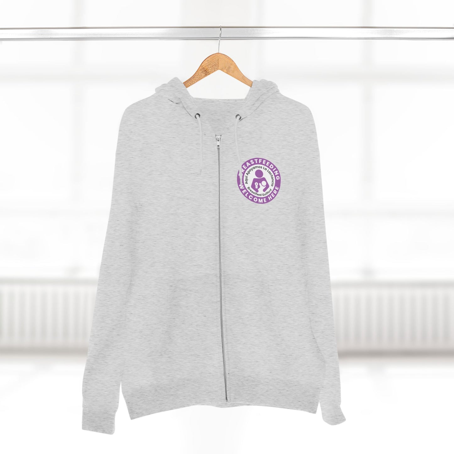 Breastfeed Guilford Unisex Zip Hoodie