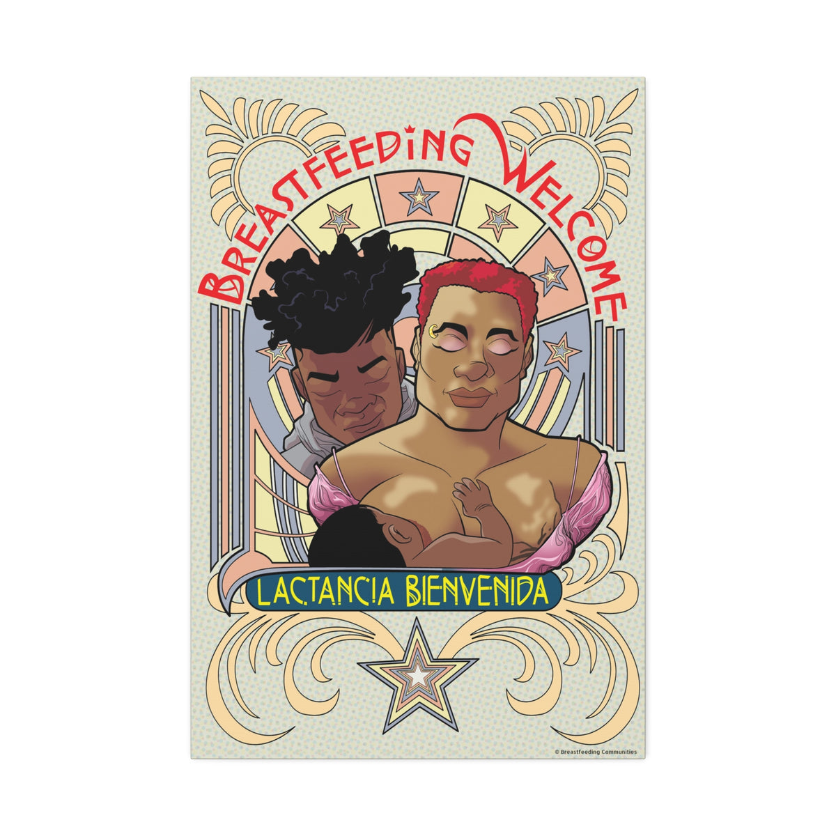 Breastfeeding Welcome Canvas, Design 1