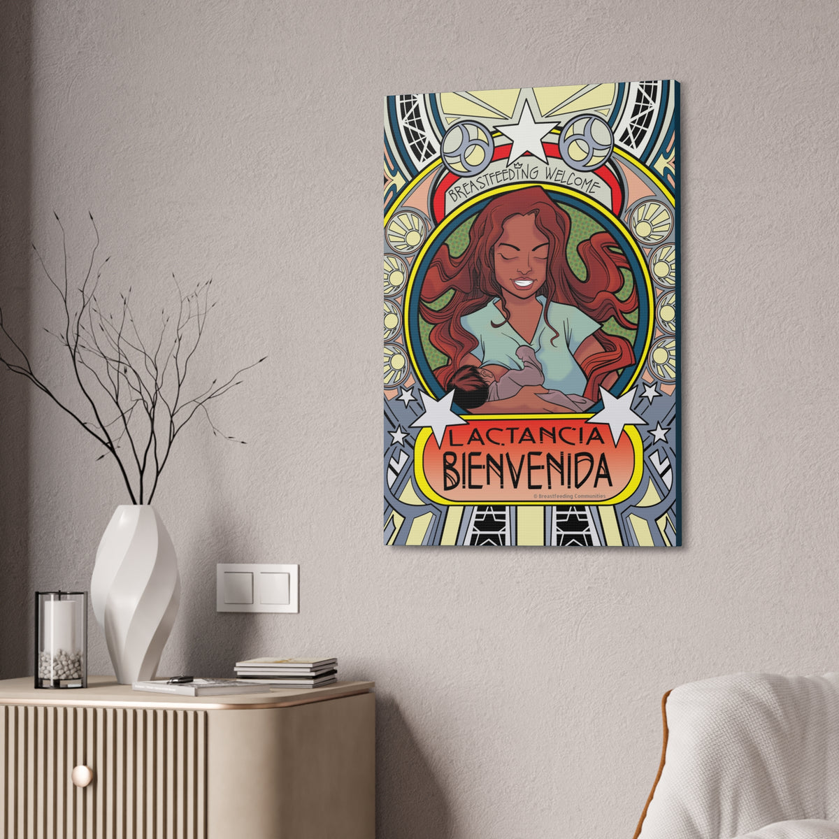 Breastfeeding Welcome Canvas, Design 6