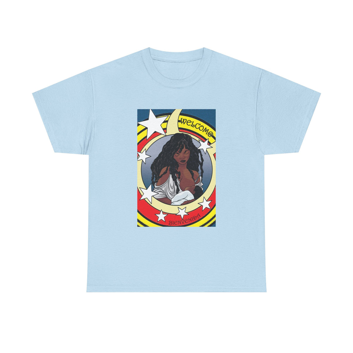Breastfeeding Welcome Tee, Guardian (Breastfeed Durham on back)