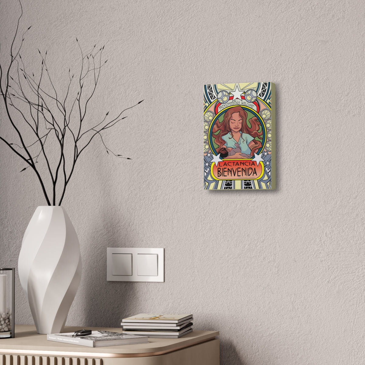 Breastfeeding Welcome Canvas, Design 5