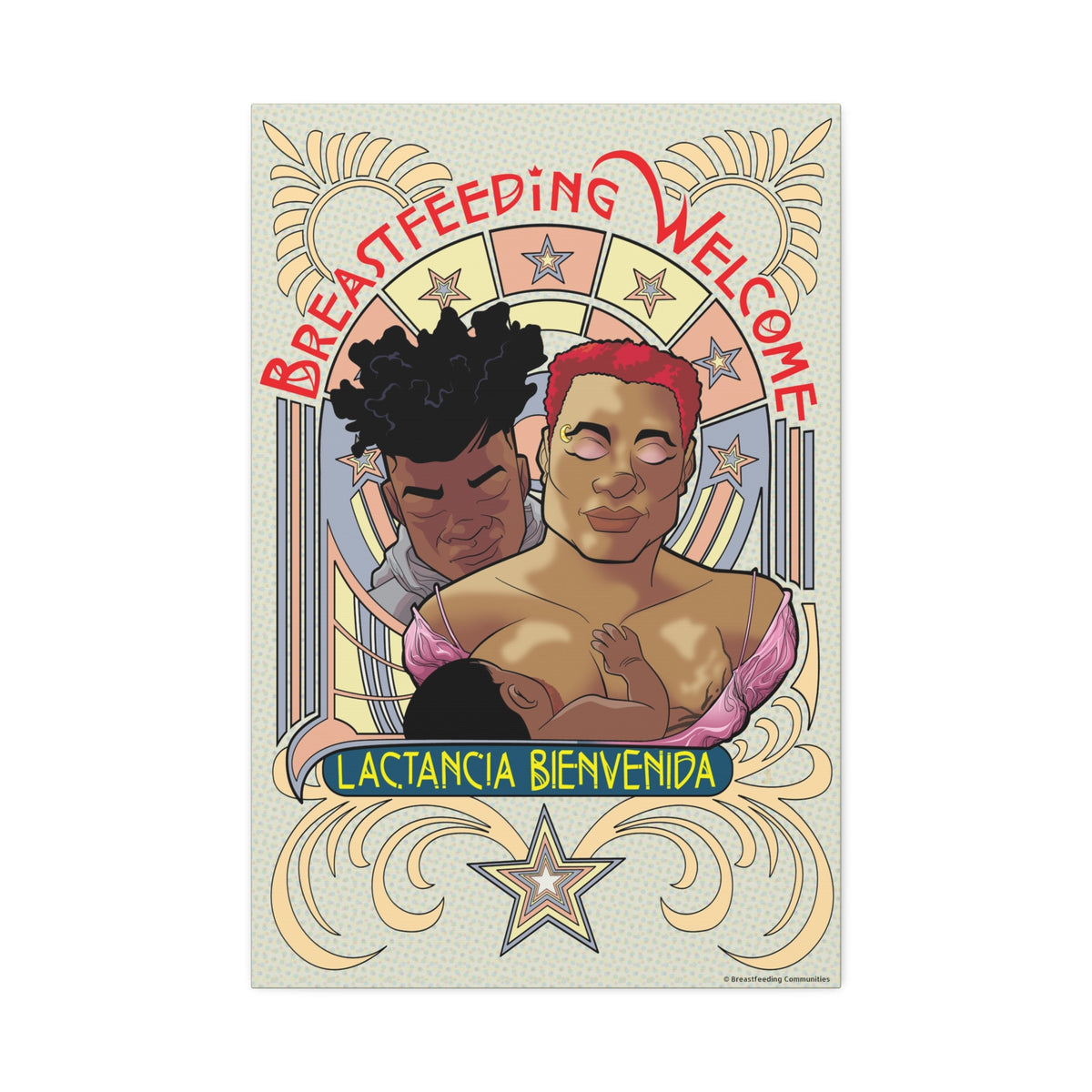 Breastfeeding Welcome Canvas, Design 1