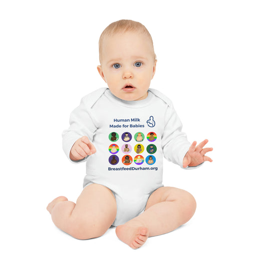 Human Milk - Baby Long-Sleeve Organic Bodysuit