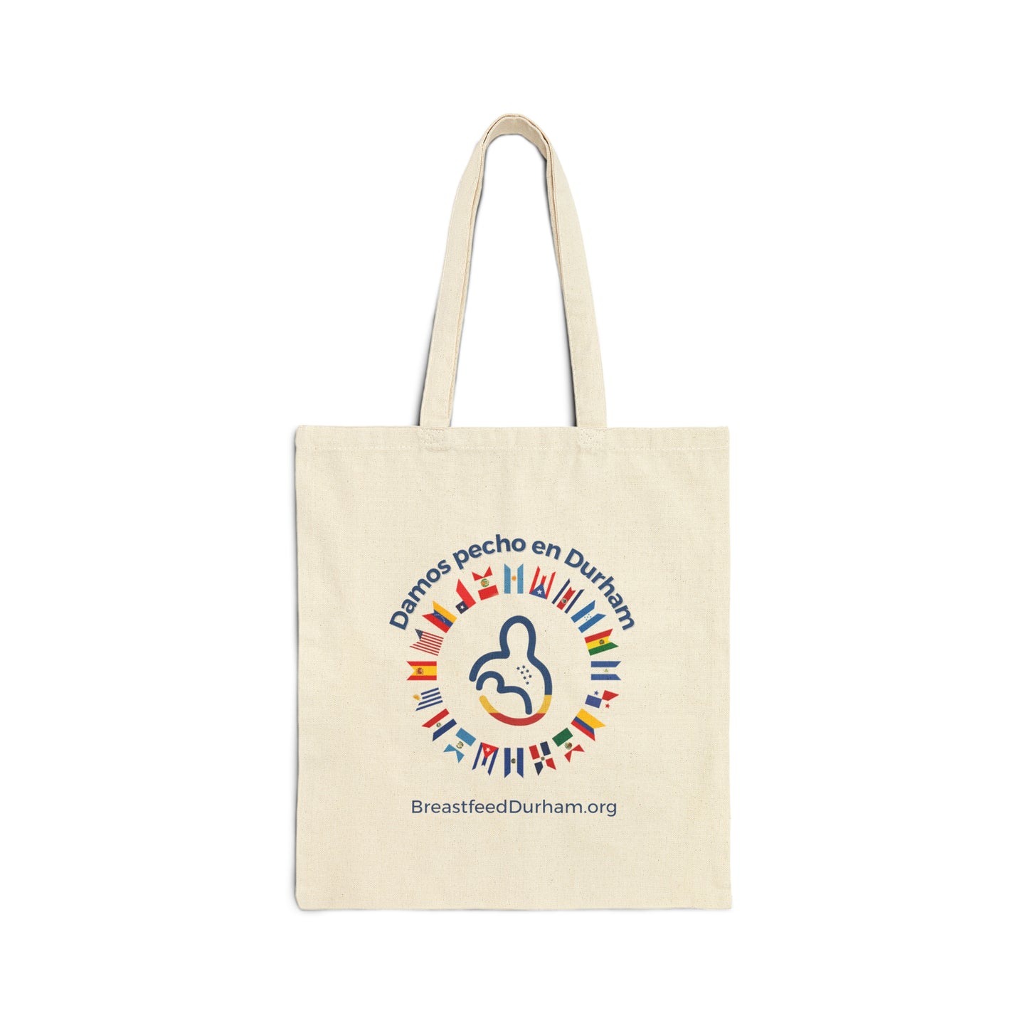 Damos pecho en Durham - Cotton Canvas Tote Bag