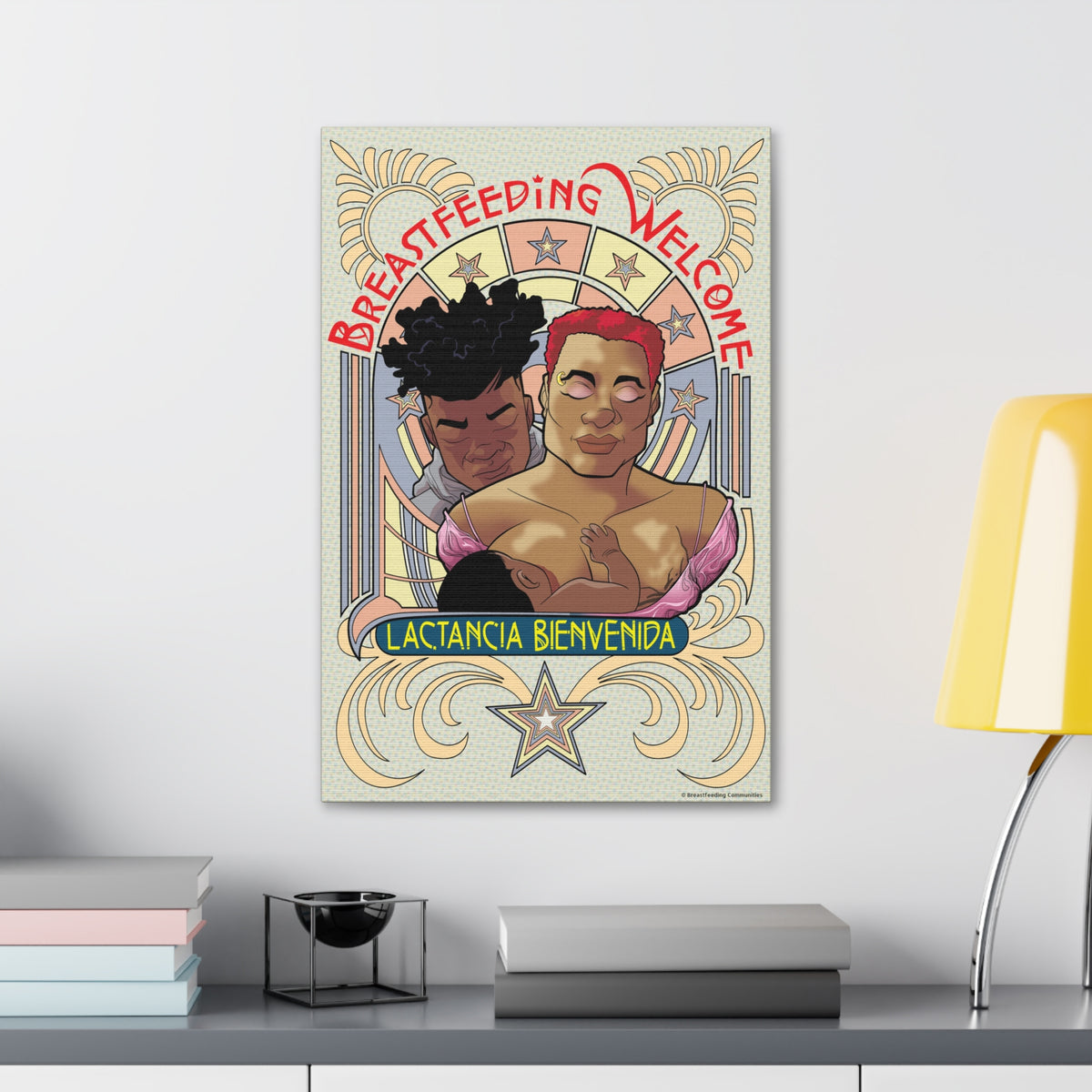 Breastfeeding Welcome Canvas, Design 1