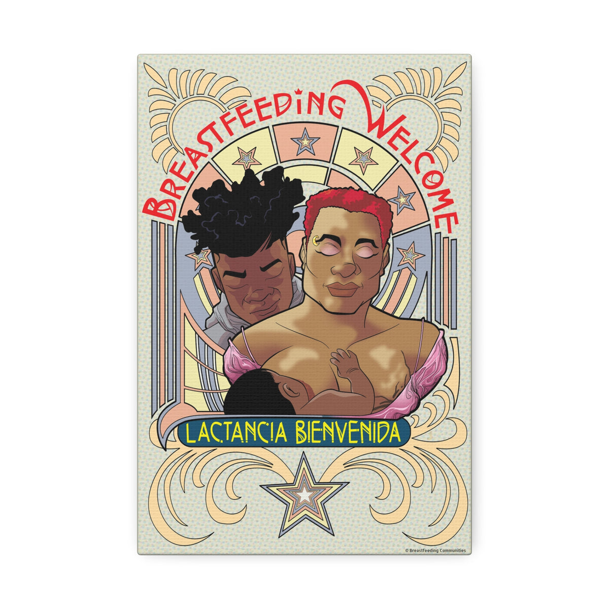 Breastfeeding Welcome Canvas, Design 1